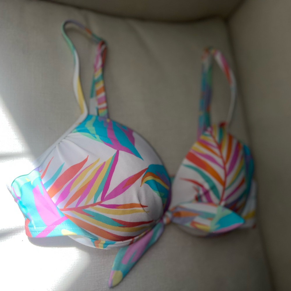 Tropical bathing suit top